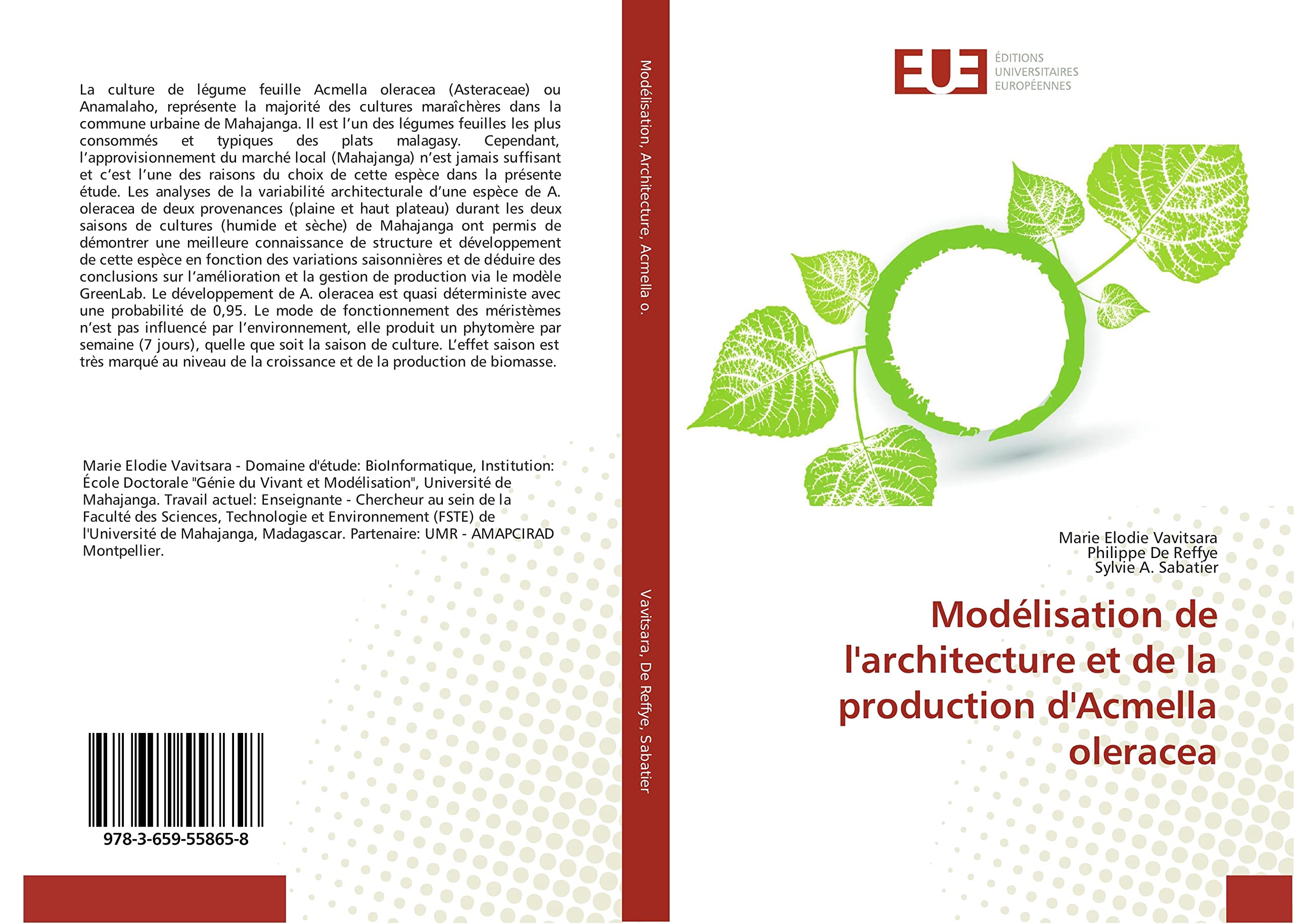 Modélisation de l'architecture et de la production d'Acmella oleracea book