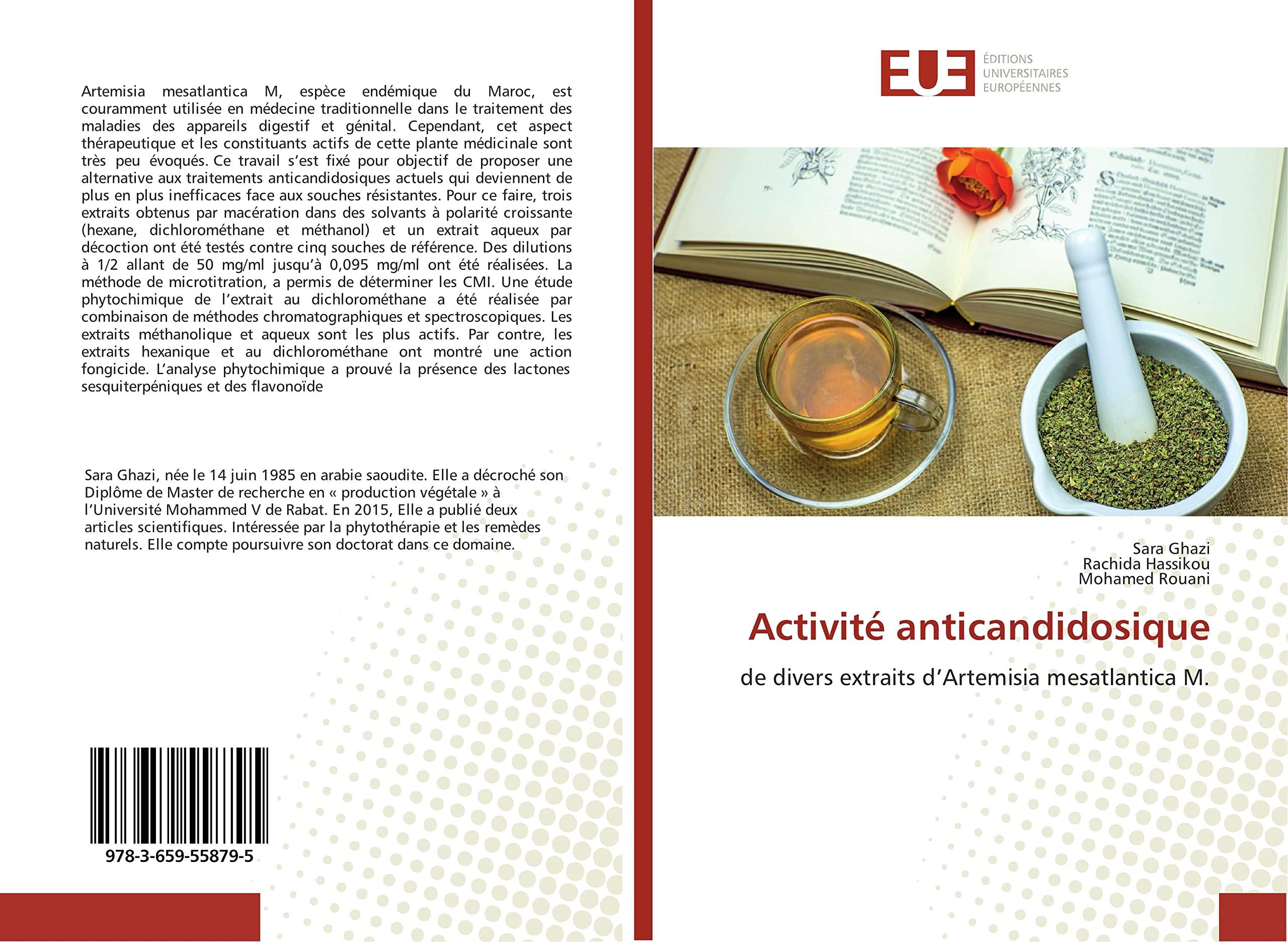 Activite anticandidosique: De divers extraits d'Artemisia mesatlantica M. book