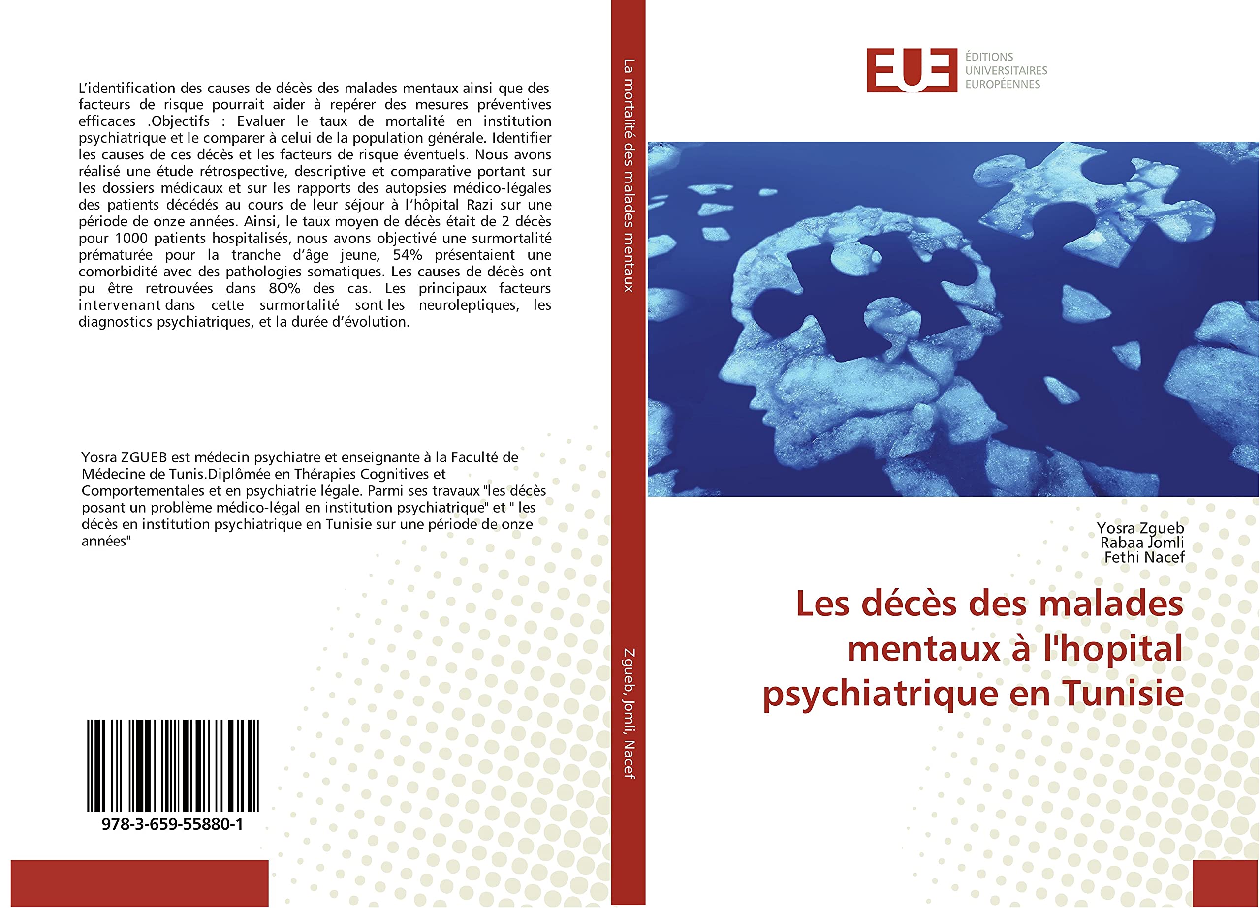 Les décès des malades mentaux à l'hopital psychiatrique en Tunisie book