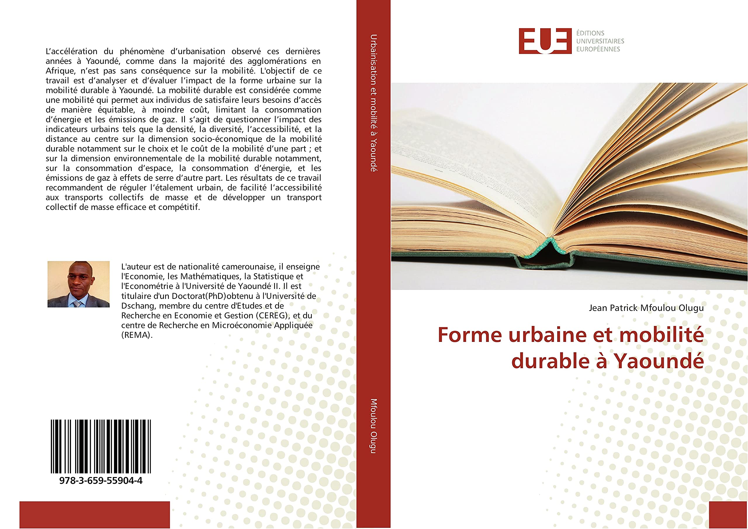 Forme urbaine et mobilité durable à Yaoundé book