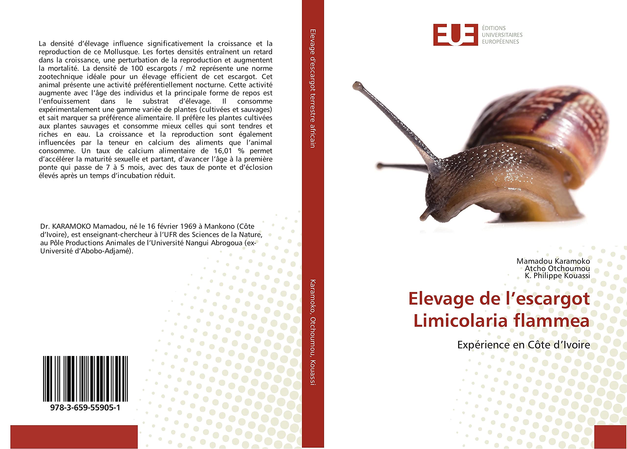 Elevage de l'escargot Limicolaria flammea book