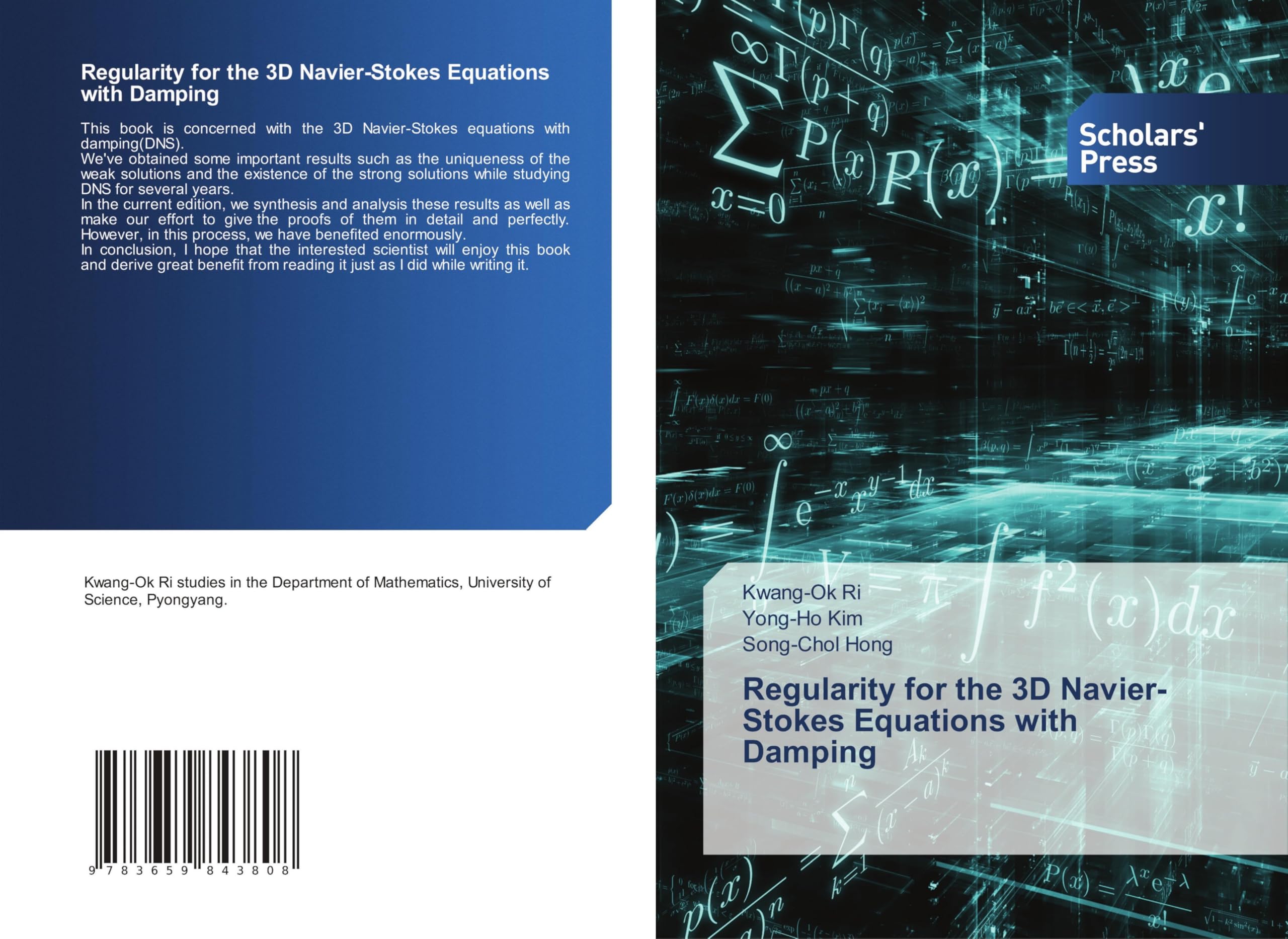 Regularity for the 3D Navier-Stokes Equations with Damping Mathematics