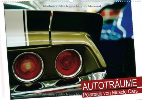 Autoträume - Polaroids von Muscle Cars (Wandkalender 2013 DIN A2 quer): Amerikanische Schlitten und Straßenkreuzer (Monatskalender, 14 Seiten) Books