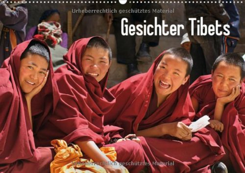 Gesichter Tibets (Wandkalender 2013 DIN A2 quer): Leben im Himalaya (Monatskalender, 14 Seiten) Calendars