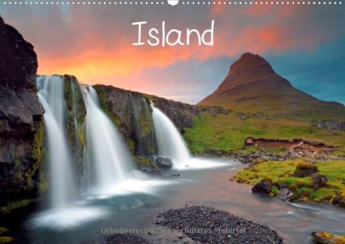 Island (Wandkalender 2013 DIN A4 quer): Landschaften Islands in mystischem Licht (Monatskalender, 14 Seiten) Calendars