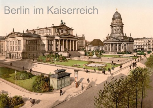 Berlin im Kaiserreich (Posterbuch DIN A4 quer): Die schönsten Straßen und Plätze Berlins in alten Photochromen (Posterbuch, 14 Seiten) (CALVENDO Orte) akg-images, k.A. Photography
