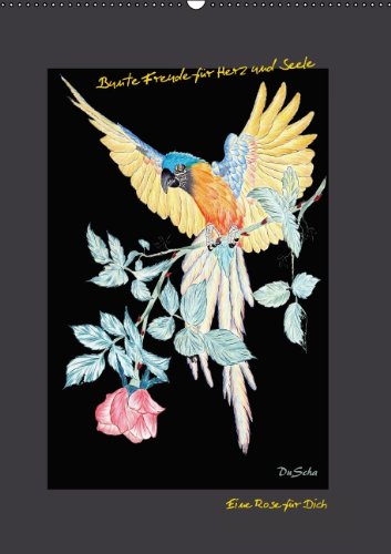 Bunte Zeichnungen für Herz und Seele (Wandkalender 2014 DIN A2 hoch): Buntstiftzeichnungen (Monatskalender, 14 Seiten) Film, Art & Culture