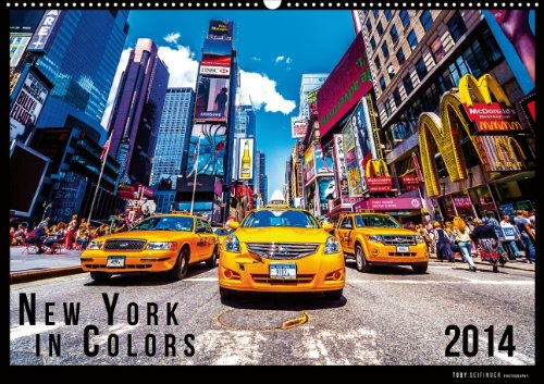 New York in Colors 2014 (Wandkalender 2014 DIN A4 quer): Die Stadt die niemals schläft, so bunt wie noch nie (Monatskalender, 14 Seiten) Leisure, Home & Garden