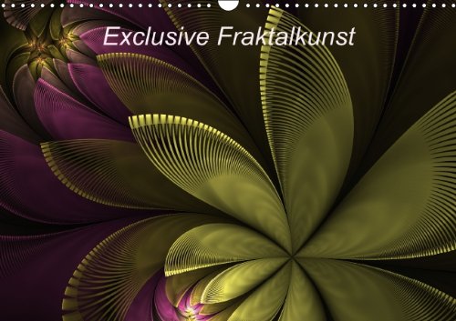 Exclusive Fraktalkunst (Wandkalender 2014 DIN A4 quer): Leuchtende Apophysis-Flames (Monatskalender, 14 Seiten) Film, Art & Culture