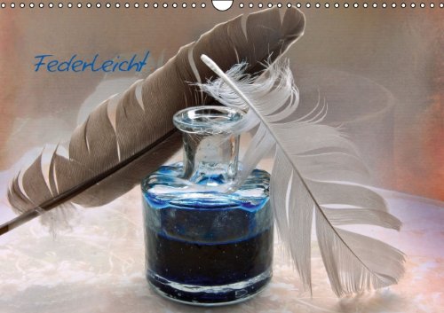 Federleicht (Wandkalender 2014 DIN A3 quer): Romantische Federbilder (Monatskalender, 14 Seiten) Film, Art & Culture