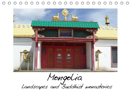 Mongolia - Landscapes and Buddhist monasteries - US-Version (Table Calendar 2014 DIN A5 Landscape): Landscapes from Mongolia and impressions from two ... and Erdene Zuu (Table Calendar, 14 pages) Leisure, Home & Garden