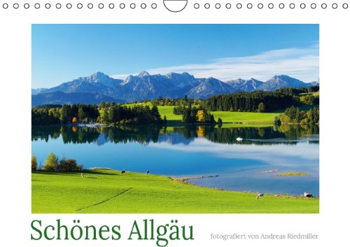 Schönes Allgäu fotografiert von Andreas Riedmiller (Wandkalender 2014 DIN A4 quer): Der Fotokalender „Schönes Allgäu“ von Andreas Riedmiller zeigt ... Kulturlandschaft. (Monatskalender, 14 Seiten) Leisure, Home & Garden