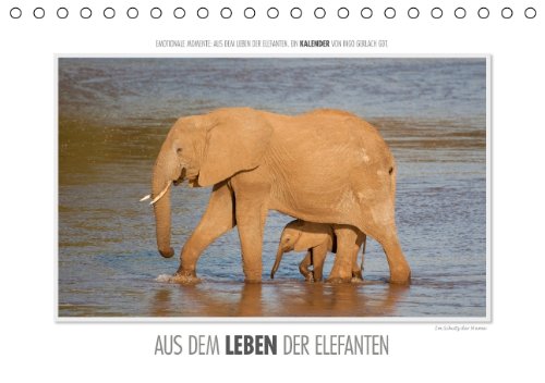 Emotionale Momente: Aus dem Leben der Elefanten. (Tischkalender 2014 DIN A5 quer): Aus vielen tausend Elefantenbildern hat der renommierte ... ausgesucht. (Tischkalender, 14 Seiten) Leisure, Home & Garden