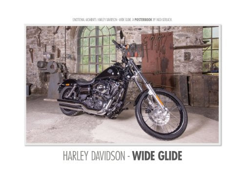 Emotional Moments: Harley Davidson - Wide Glide. UK-Version (Poster Book DIN A4 Landscape) Film, Art & Culture