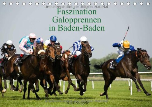Faszination Galopprennen in Baden-Baden (Tischkalender 2014 DIN A5 quer): Galoppsport in Iffezheim, Baden-Baden (Tischkalender, 14 Seiten) Leisure, Home & Garden