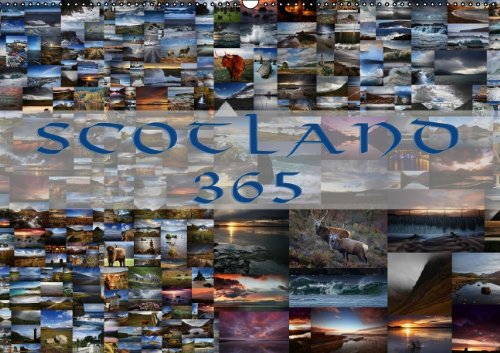 Schottland 365 Wandkalender 2014 Din a book