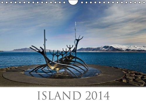Island (Wandkalender 2014 DIN A4 quer): Atemberaubende Landschaften Islands, dt. Kalendarium (Monatskalender, 14 Seiten) book