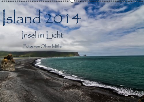 Island 2014 - Insel im Licht (Wandkalender 2014 DIN A2 quer): Landschaftsaufnahmen von Island, 3800 KM rund um Island (Monatskalender, 14 Seiten) Film, Art & Culture