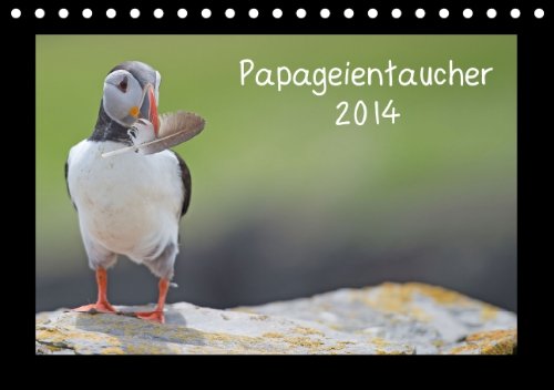 Papageientaucher 2014 (Tischkalender 2014 DIN A5 quer): Monatskalender, 14 Seiten, Papageientaucher (Tischkalender, 14 Seiten) Natural Sciences