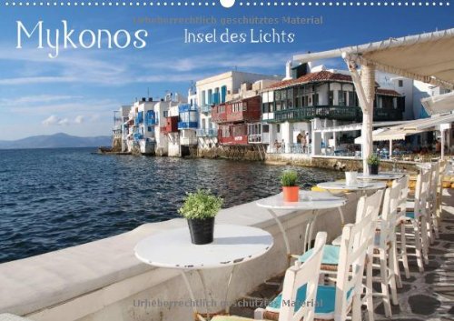 Mykonos - Insel des Lichts (Wandkalender 2014 DIN A2 quer): Licht und Farbe der Kykladeninsel (Monatskalender, 14 Seiten) Leisure, Home & Garden