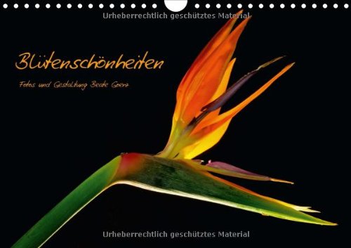 Blütenschönheiten (Wandkalender 2014 DIN A4 quer): Blütenschönheiten mit besonders schönen Blüten und leuchtenden Farben (Monatskalender, 14 Seiten) Film, Art & Culture