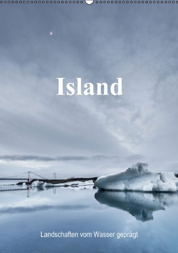 Island - Landschaften vom Wasser geprägt (Wandkalender 2014 DIN A2 hoch): Highlights einer Rundreise auf und entlang der Ringstraße (Monatskalender, 14 Seiten) Leisure, Home & Garden