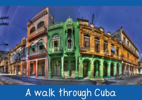 CALVENDO Places: A walk through Cuba (Stand-Up Mini Poster DIN A5 Landscape): Colourful impressions from Cuba (Stand-Up Mini Poster , 14 pages) Sturzenegger, Karin Film, Art & Culture