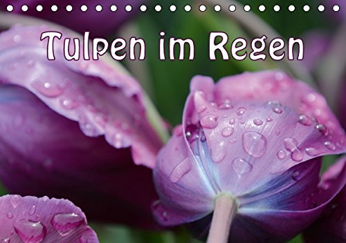Tulpen im Regen (Tischkalender 2015 DIN A5 quer): Tulpen im Regen - herrlich erfrischend und wunderschön (Tischkalender, 14 Seiten) Living & Furnishing