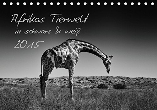 Afrikas Tierwelt in schwarz & weiß (Tischkalender 2015 DIN A5 quer): Säugetiere und Vögel aus Afrika in Schwarz und Weiß (Tischkalender, 14 Seiten) Leisure, Home & Garden