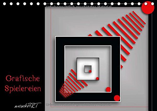 Grafische Spielereien (Tischkalender 2015 DIN A5 quer): Geometrische Gestaltung im Quadrat (Tischkalender, 14 Seiten) Film, Art & Culture