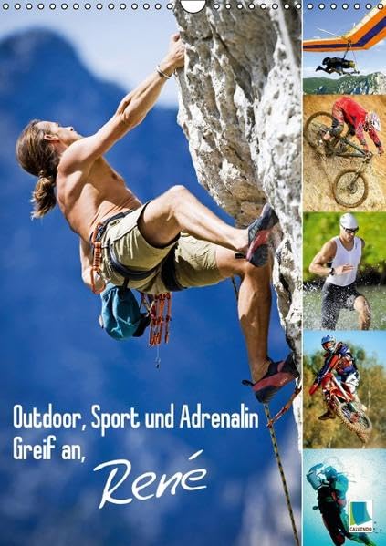 Outdoor, Sport und Adrenalin – Greif an, René (Wandkalender 2015 DIN A3 hoch): Abenteuer in extremen Lagen (Monatskalender, 14 Seiten) (CALVENDO Sport) Leisure, Home & Garden