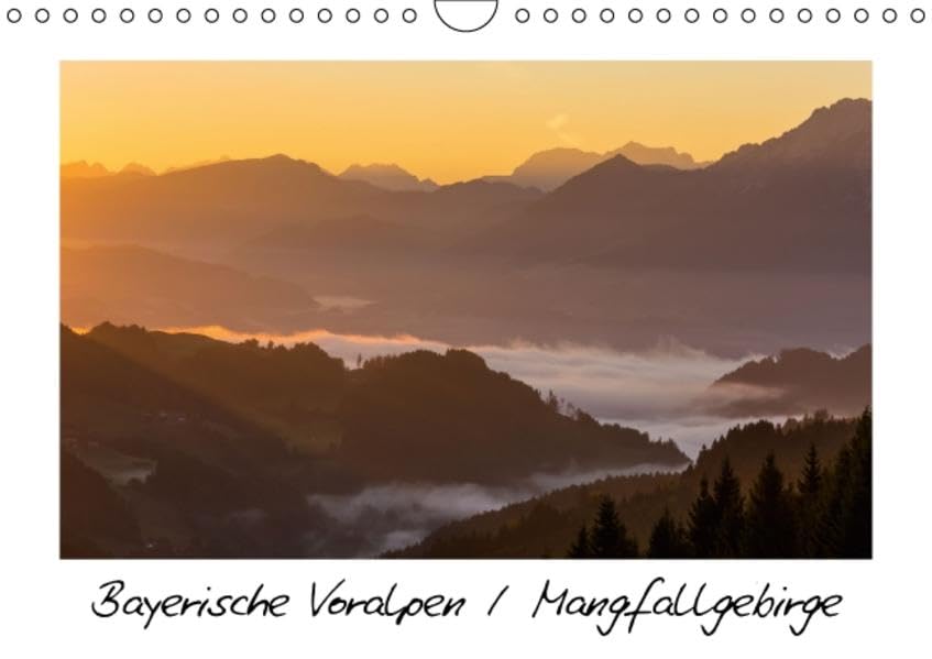 Bayerische Voralpen / Mangfallgebirge (Wandkalender 2015 DIN A4 quer): Traumhafte Aussichten in den Bayerischen Voralpen (Monatskalender, 14 Seiten) (CALVENDO Natur) Photography