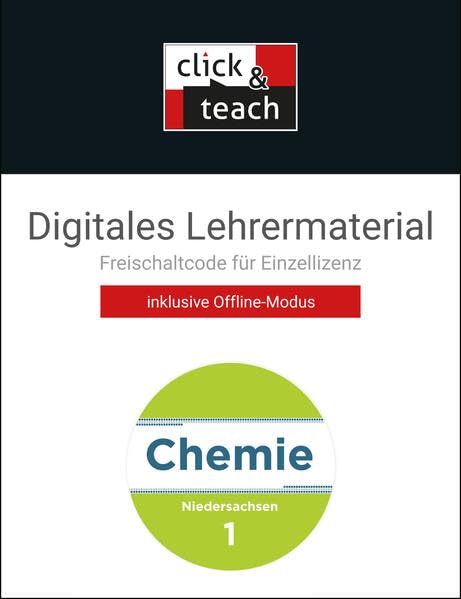 Chemie – Niedersachsen / Chemie NI click & teach 1 Box: Chemie für Gymnasien / Digitales Lehrermaterial (Karte mit Freischaltcode) inkl. ... – Niedersachsen: Chemie für Gymnasien) Learning & Reference
