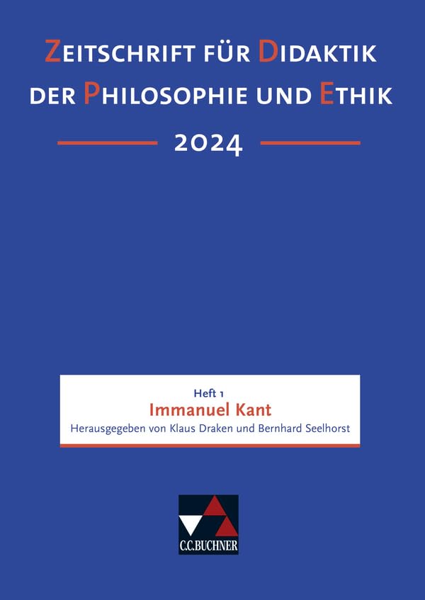 Zeitschrift für Didaktik der Philosophie und Ethik (ZDPE) / ZDPE Ausgabe 01/2024: Erscheinungsweise: vierteljährlich. ISSN 1619-6686, je Heft ca. 120 ... ISSN 1619-6686, je Heft ca. 120 Seiten) Philosophy