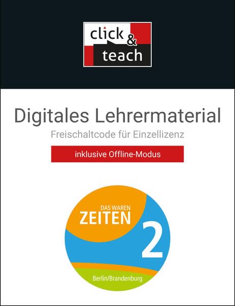Das waren Zeiten 2 Berlin / Brandenburg click & teach Box Learning & Reference