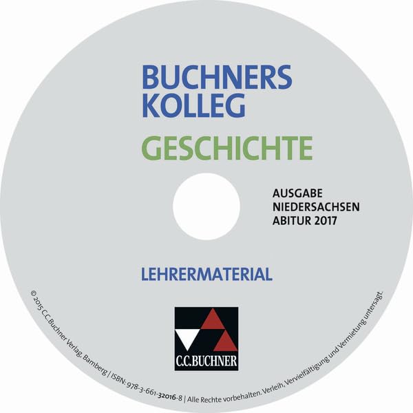 Buchners Kolleg Geschichte Ausgabe Niedersachsen  Abitur 2017 Lehrermaterial software