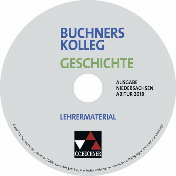 Buchners Kolleg Geschichte Ausgabe Niedersachsen  Abitur 2018 Lehrermaterial software