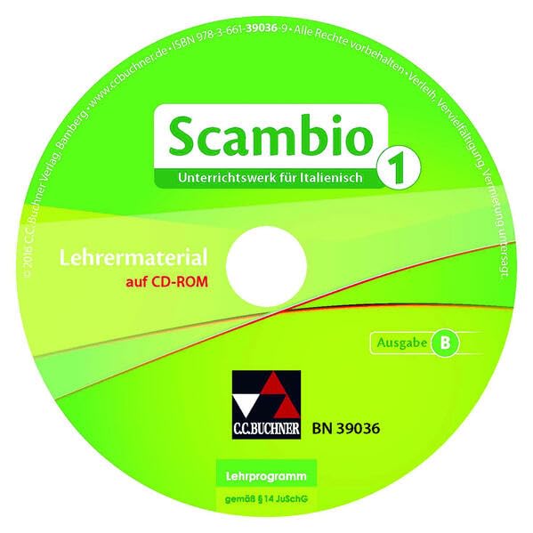 Scambio B / Scambio B LM 1: Unterrichtswerk für Italienisch in drei Bänden / CD-ROM (Scambio B: Unterrichtswerk für Italienisch in drei Bänden) Politics & History