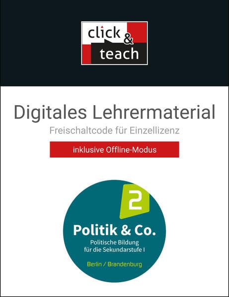 Politik & Co. – Berlin/Brandenburg / Politik & Co. BE/BB click & teach 2 Box: Sozialkunde und Politische Bildung / Digitales Lehrermaterial (Karte mit ... Sozialkunde und Politische Bildung) Learning & Reference