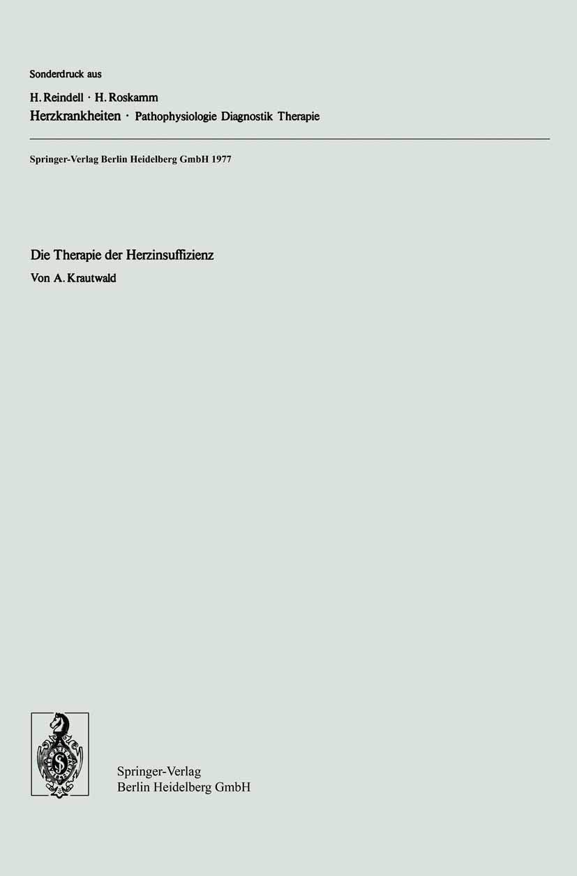Die Therapie der Herzinsuffizienz Medicine