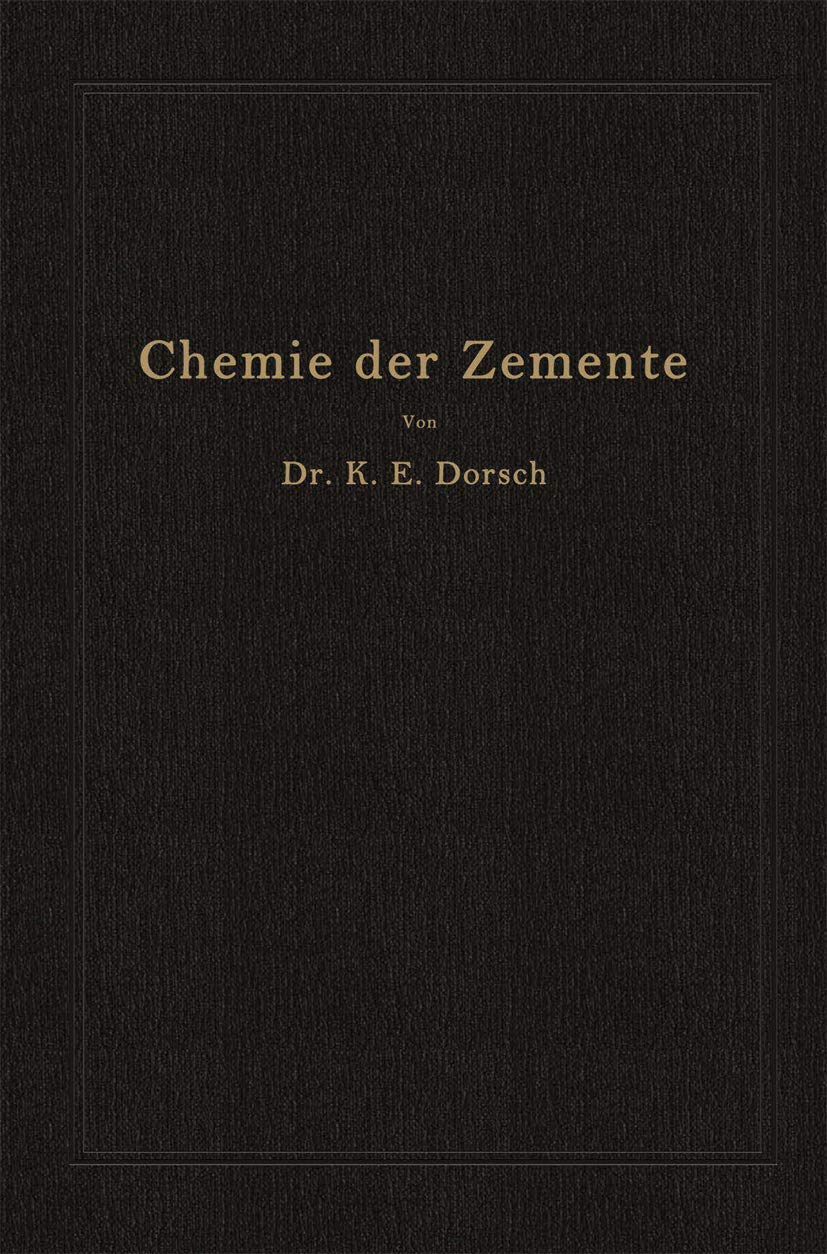 Chemie der Zemente (Chemie der hydraulischen Bindemittel) Business & Technology