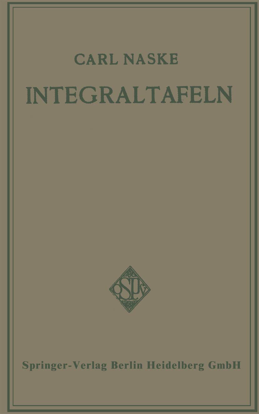 Integraltafeln book