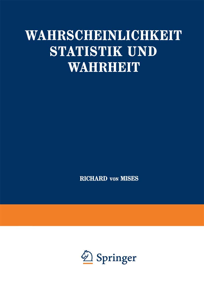 Wahrscheinlichkeit Statistik und Wahrheit book