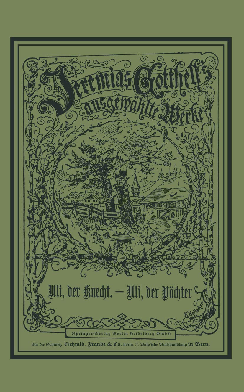 Uli, der Pächter: Eine Erzählung (Birkhäuser Klassiker) (German Edition) Social Sciences