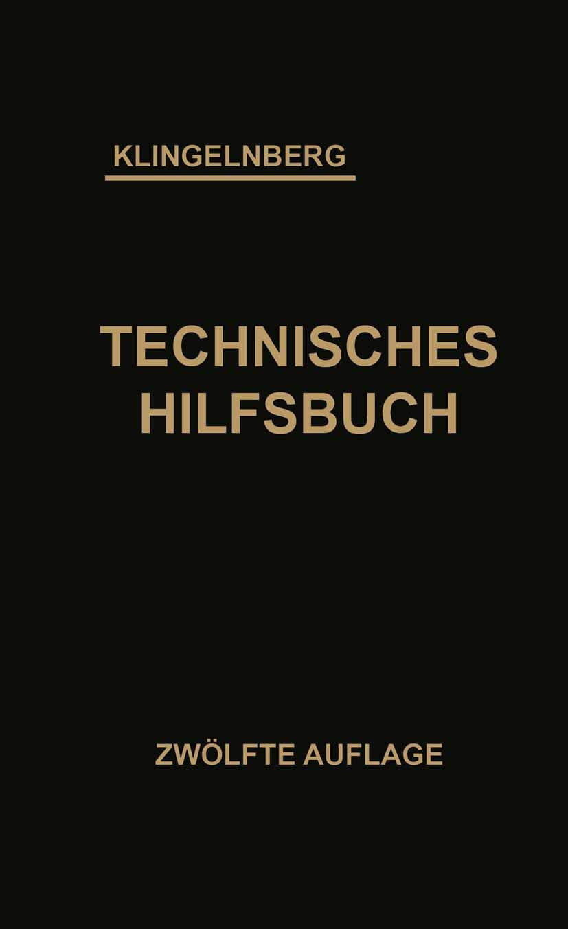 Product Image: Klingelnberg Technisches Hilfsbuch