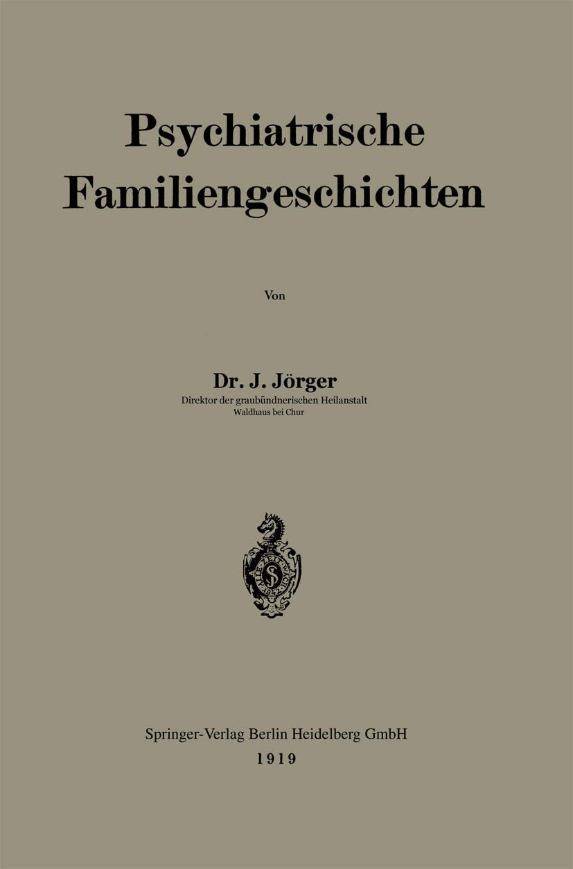 Psychiatrische Familiengeschichten Medicine