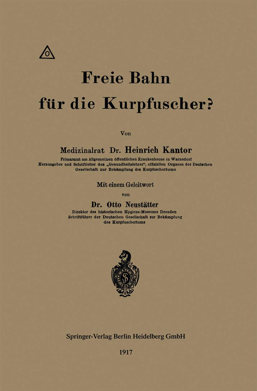Freie Bahn für die Kurpfuscher? Medicine
