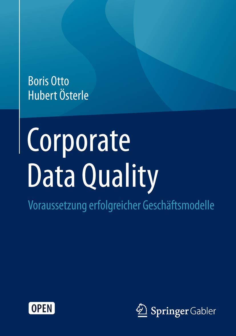 Corporate Data Quality book