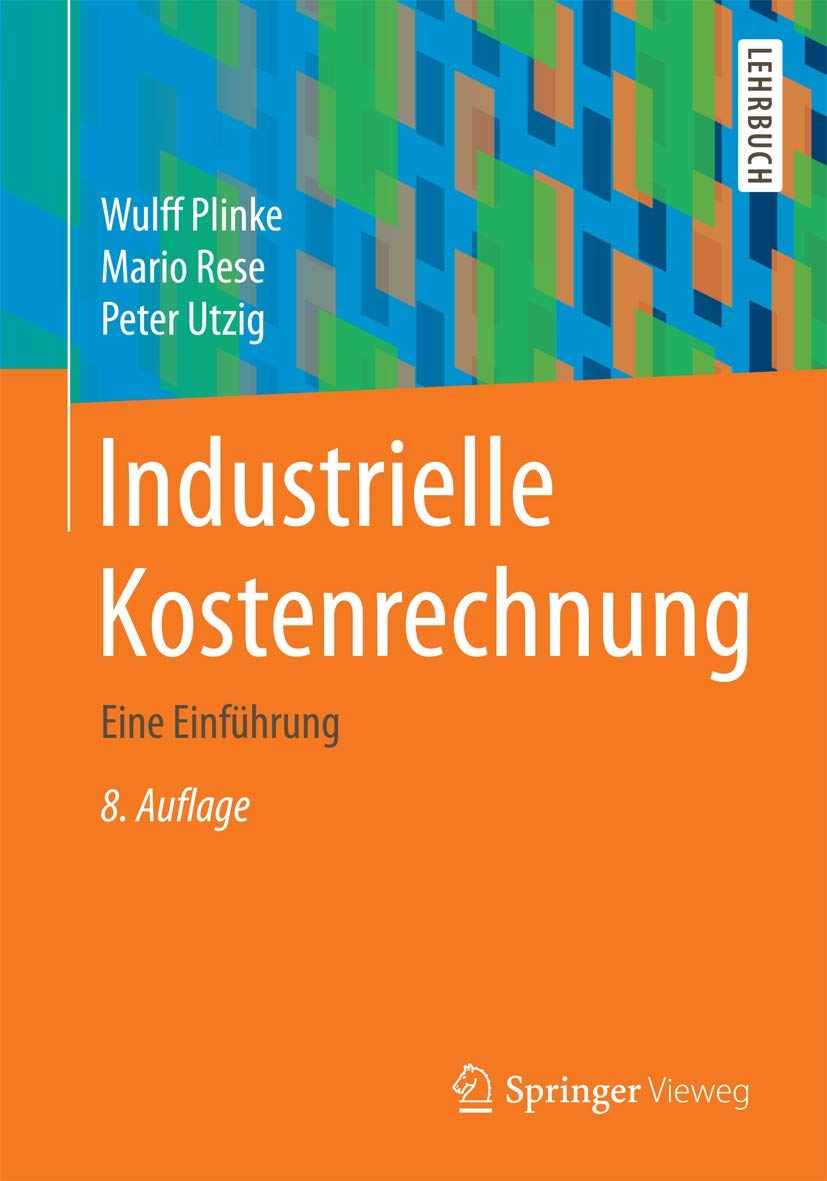 Product Image: Industrielle Kostenrechnung