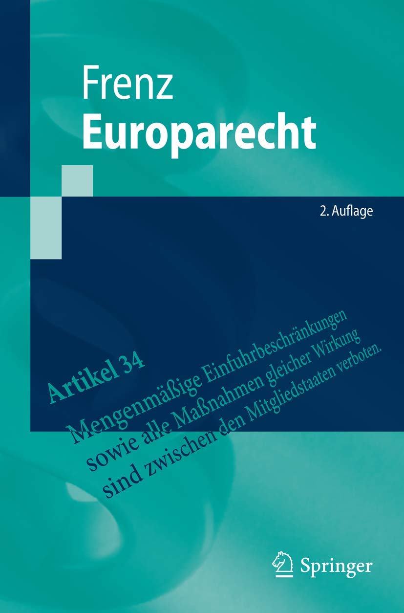 Europarecht (Springer-Lehrbuch) Law